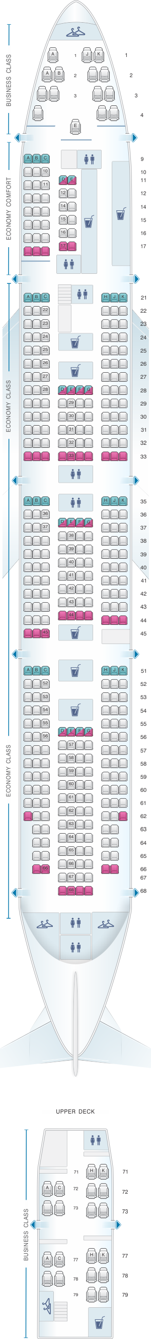 Klm Boeing Seat Map Hot Sex Picture