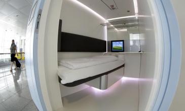 Munich airport sleeping pods