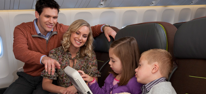 flying with kids