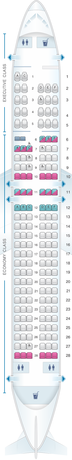 Sata Airlines Seating Chart