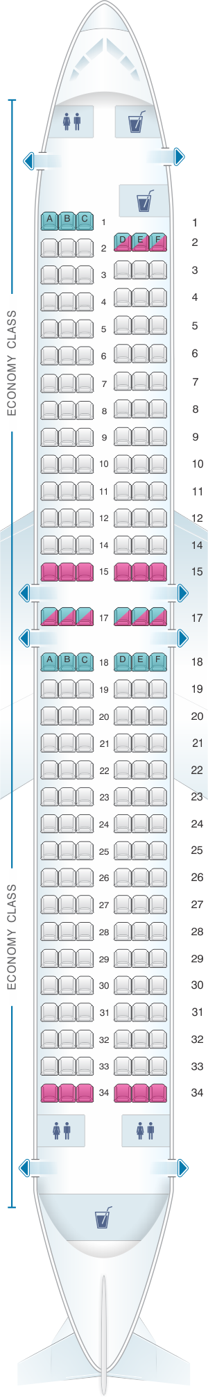 738 Boeing 737 Seating Chart