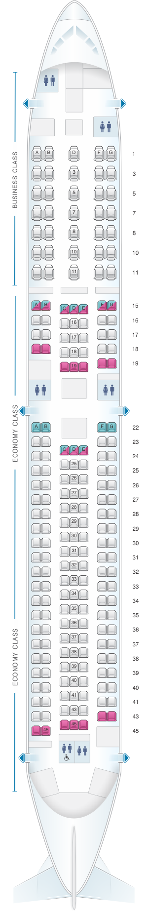 Meridiana Seat Map Seatguru Seat Map Ana Boeing Er Hot Sex Picture