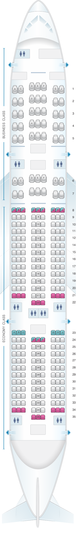 Aeromexico Seating Chart