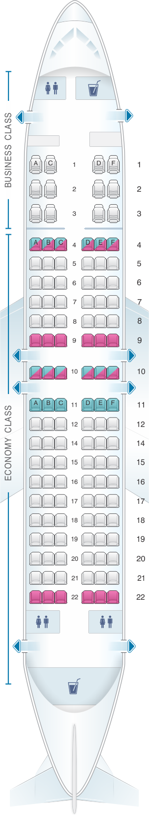 Boeing 737 700 Seating Chart United