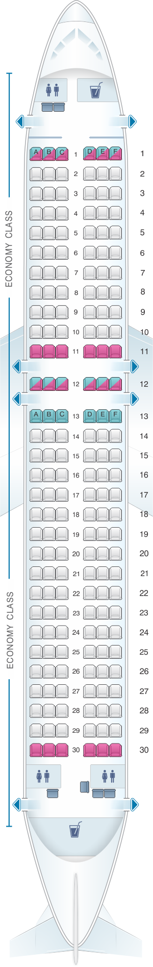 Airbus a321 200 sitzplan