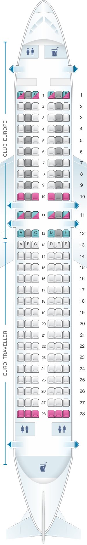 Airbus 320 Seating Chart