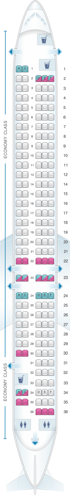 Md 82 Aircraft Seating Chart