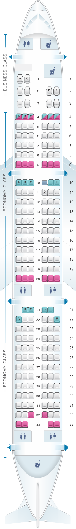 Egyptair Seating Chart