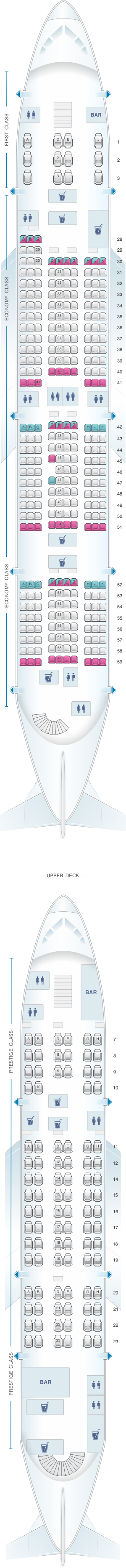 Korean Airlines Seating Chart