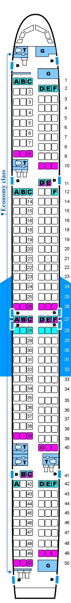 Boeing 757 300 Seating Chart United