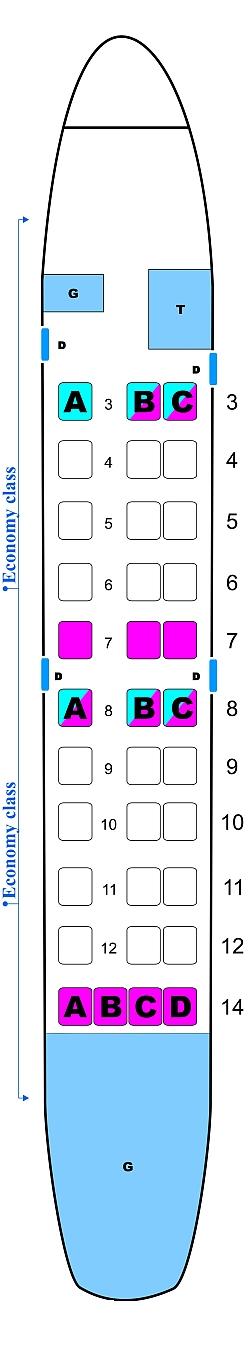 Saab Sf340a B Seating Chart