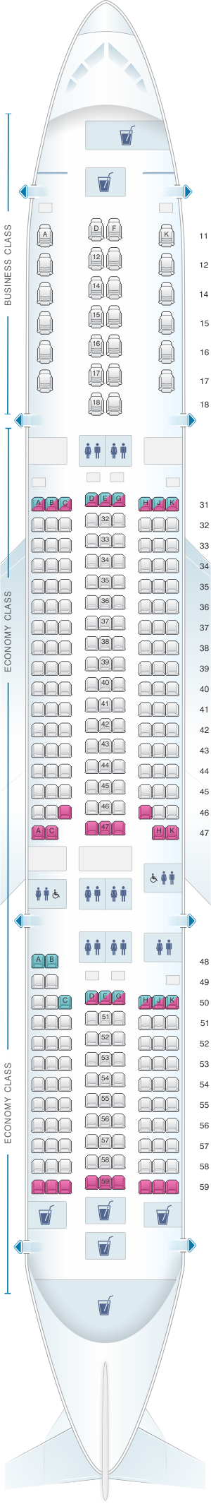 Boeing 777 200 Seating Chart Singapore Airlines