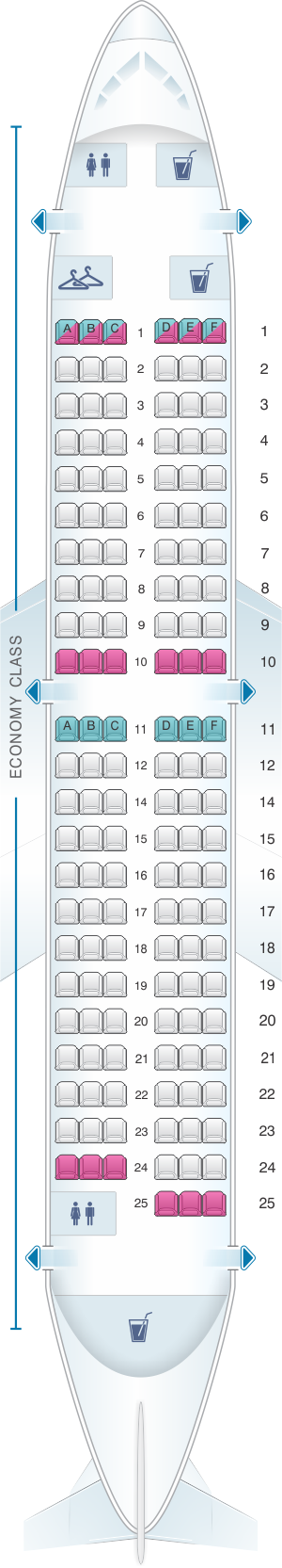 United Airlines Boeing 737 700 Seating Chart