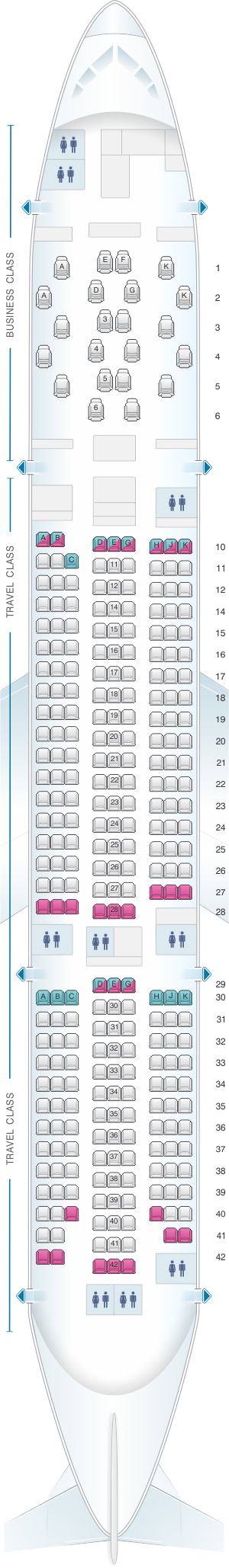 Asiana Airlines Seating Chart