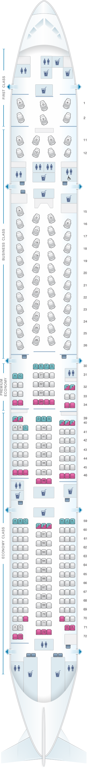 Cathay Pacific Cx 841 Seating Chart