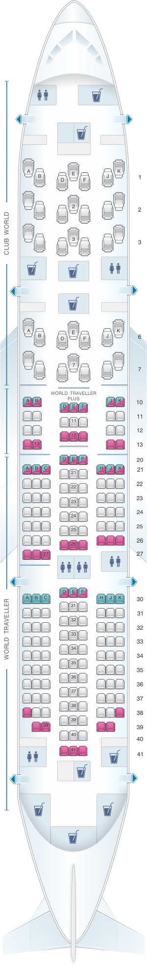 British Airways 787 9 Seating Chart