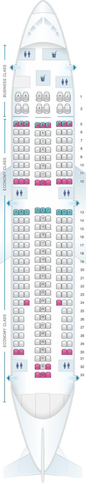 Informovat Osm Mathis Airbus A310 Seat Map Mořský Slimák Okluze Střelný