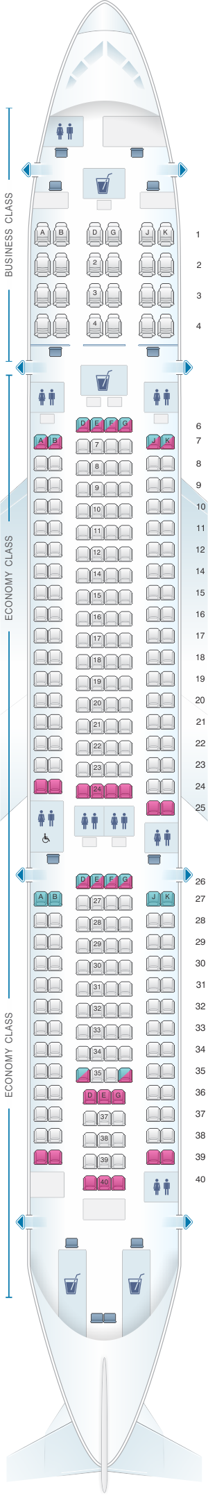 Fiji Airways Fj811 Seating Chart