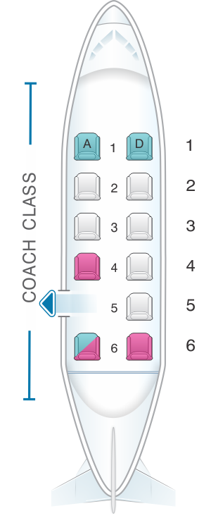 Seat map for Air Inuit De Havilland Turbo Otter DHC-3