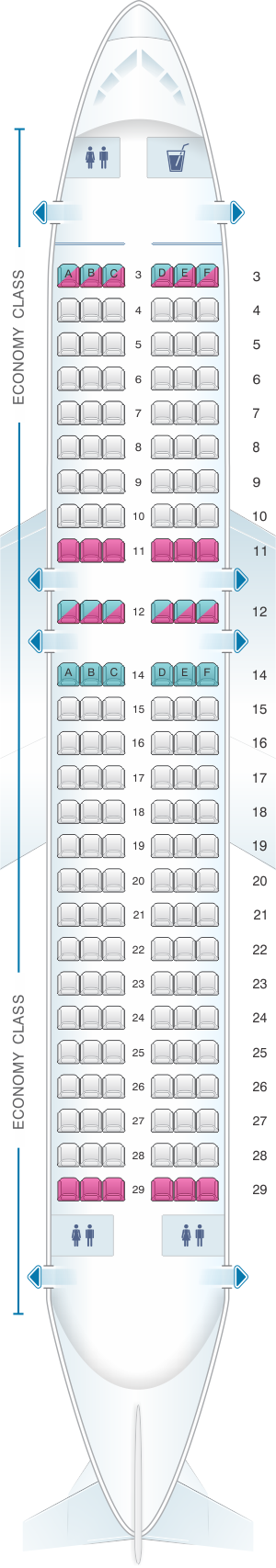 Md 80 Aircraft Seating Chart