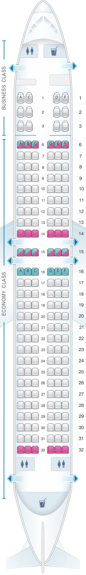 737 800 Jet Seating Chart