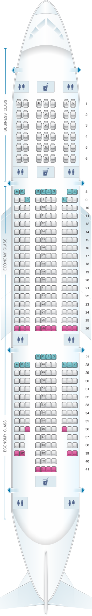 Emirates Boeing 777 200lr Seating Chart