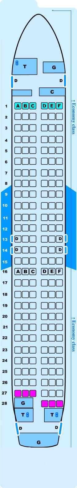 Air Arabia Seating Chart