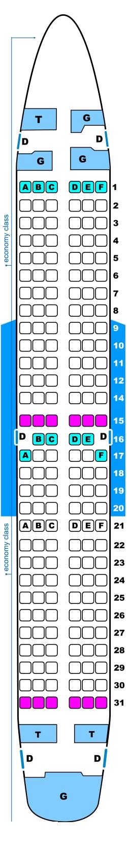 Seat Map Lauda Air Boeing B737 800 | SeatMaestro