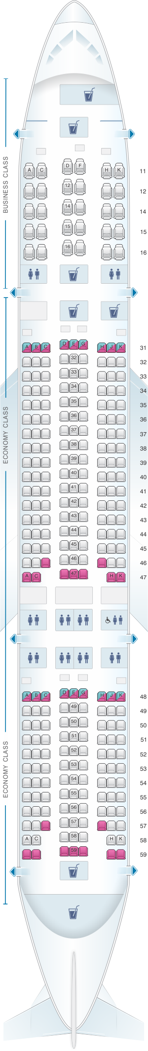 777 200er Seating Chart