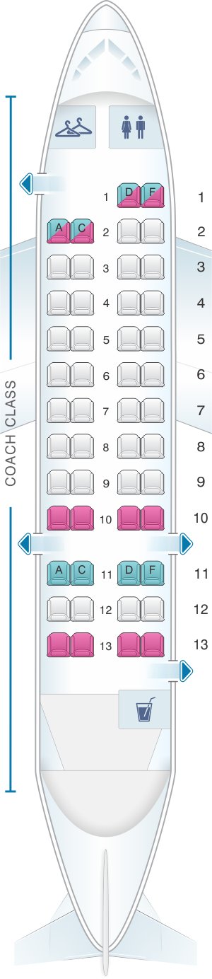 Us Airways Express Air Wisconsin Seating Chart