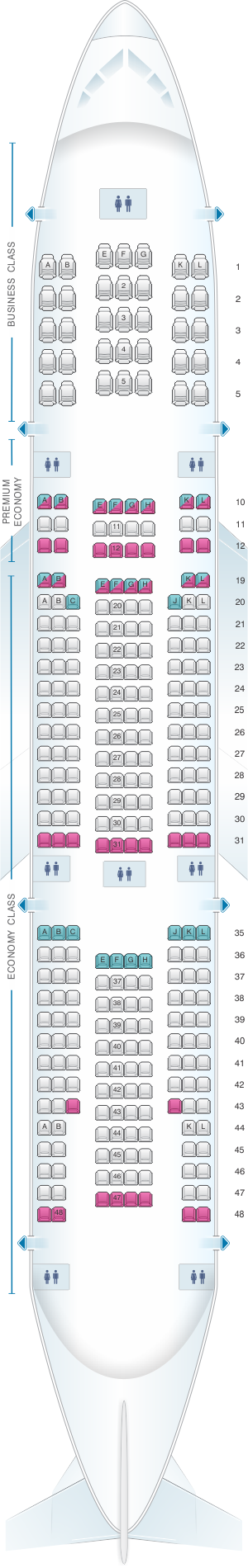 Air France 777 200 Seating Chart