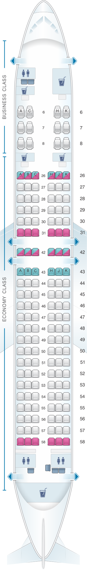 Airbus 320 Seating Chart