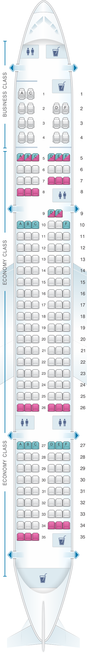 Us Airways 757 Seating Chart