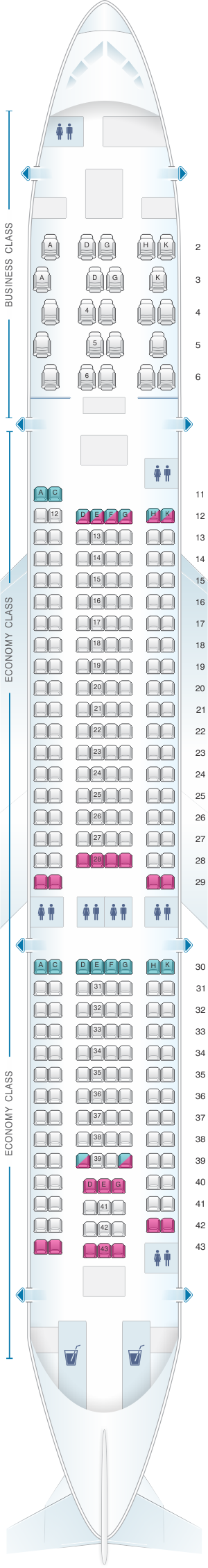 Aer Lingus Airbus Seating Chart