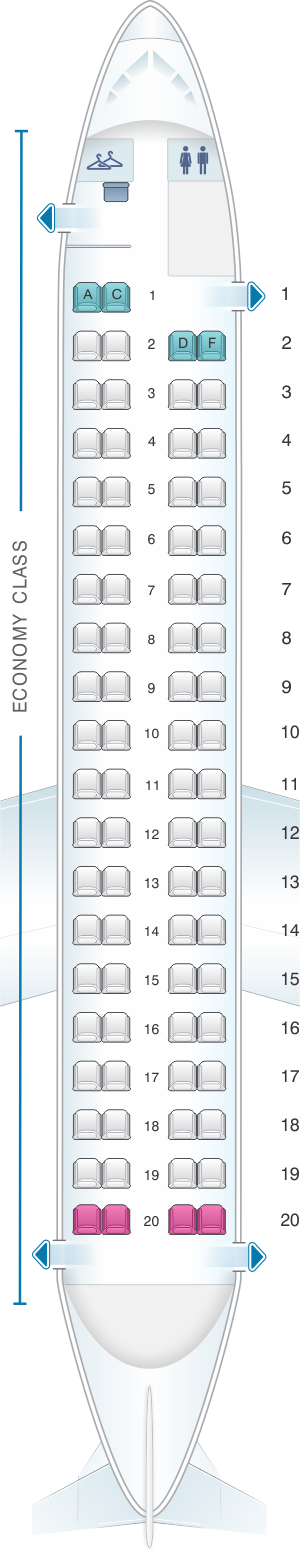 Dhc 8 400 Dash 8q Seating Chart