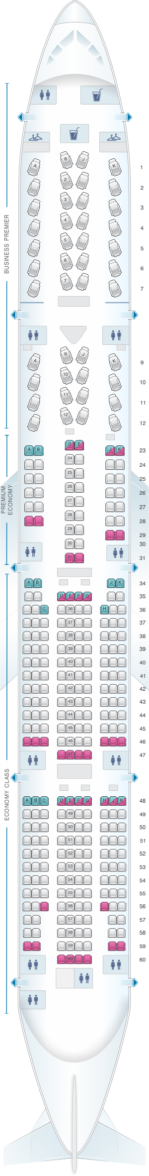 Air New Zealand Boeing 777 300 Seating Chart