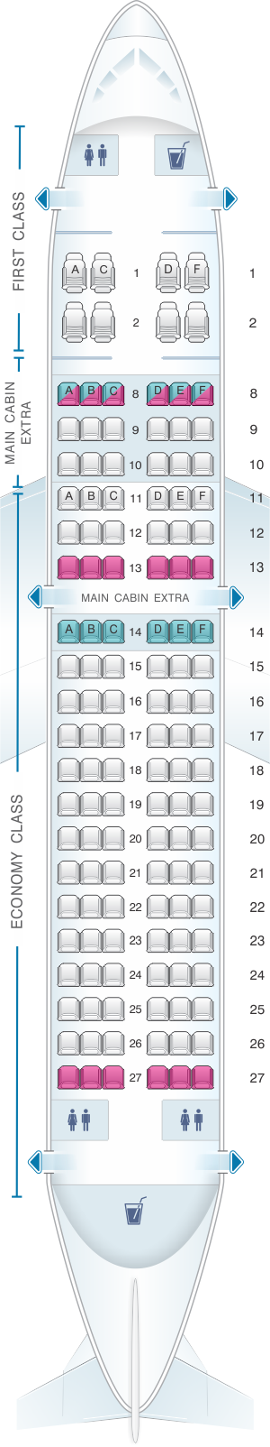 American Airlines Chart Seats