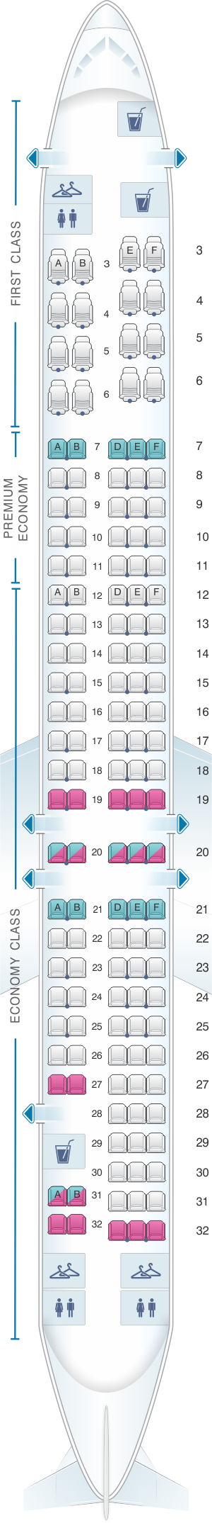 Douglas Md 85 Seating Chart