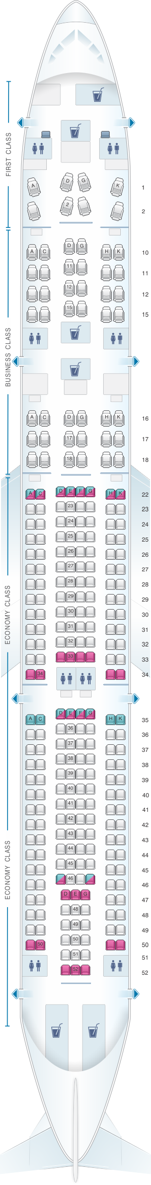 Cathay Pacific Flight Seating Chart