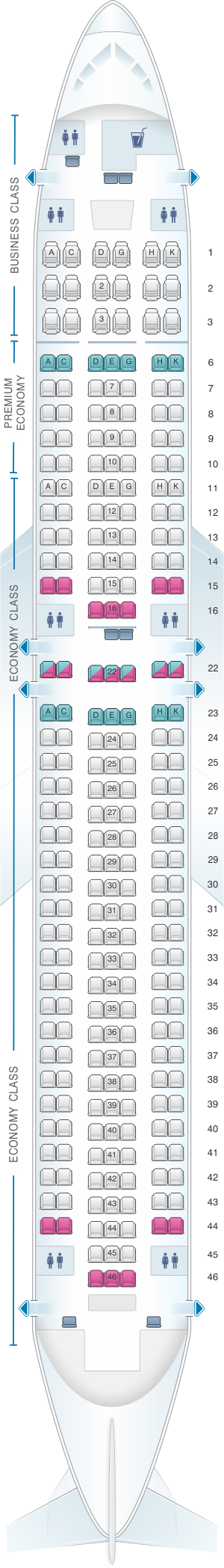 Condor Airlines Boeing 767 300 Seating Chart