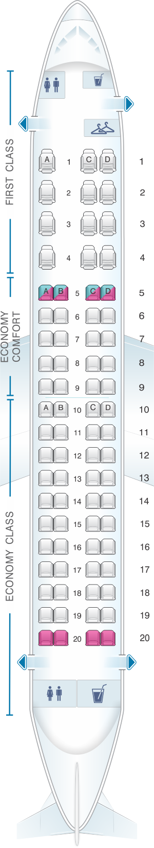 Emb 170 Seating Chart