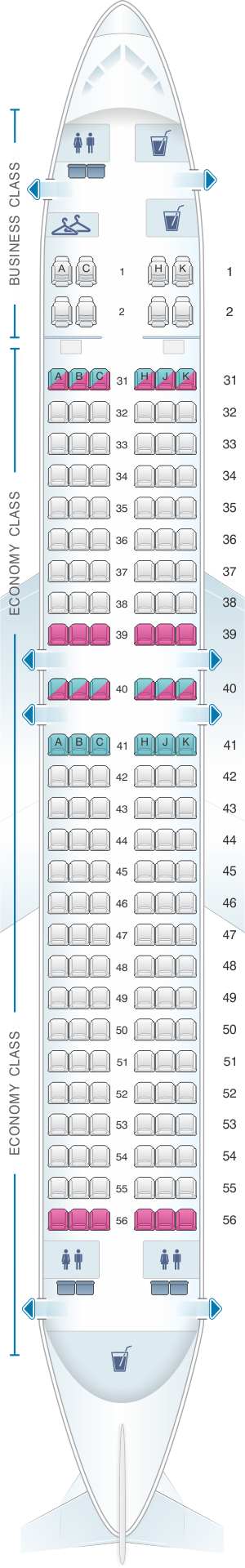 United Airlines Seating Chart 737 800