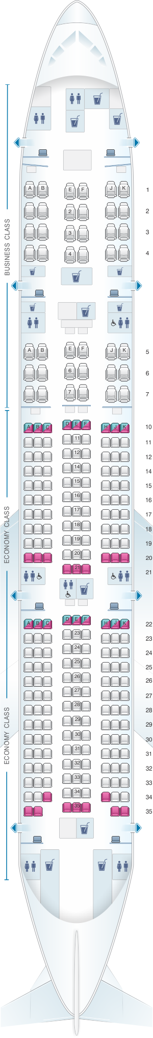 Boeing 777 300er Seating Chart Qatar Airways