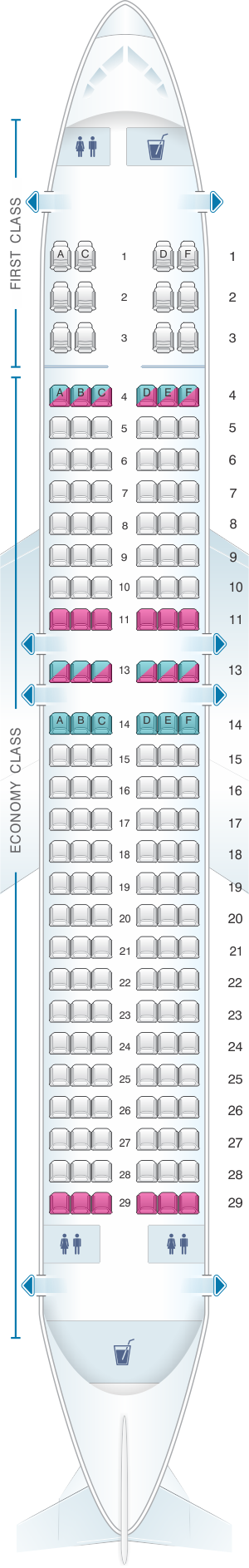 Sun Country Airlines Seating Chart