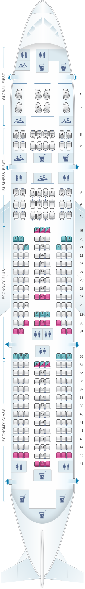 United 777 200 Seating Chart