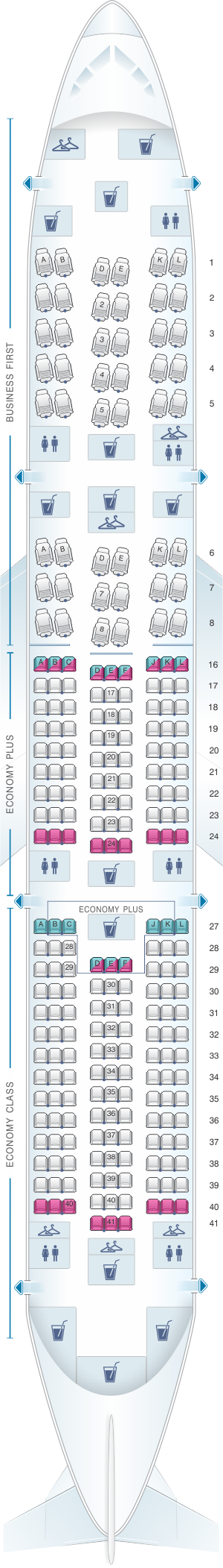 United Airlines Dreamliner Seating Chart