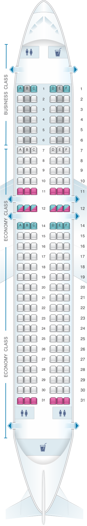 Iberia Airlines Seating Chart