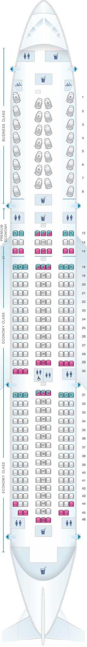 Seating Chart For Boeing 787 9