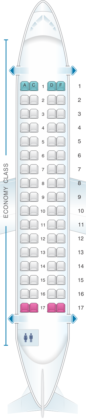 Boeing 737 800 Seating Chart Caribbean Airlines