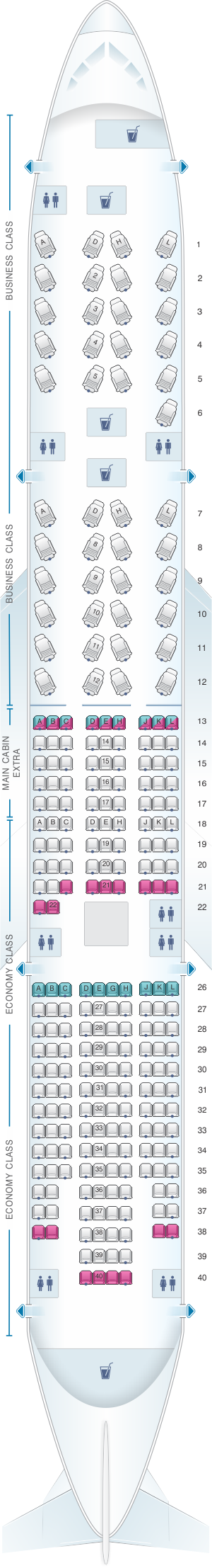 American Airlines Seating Chart 777 300